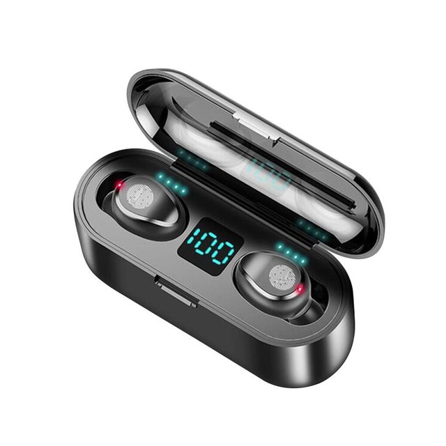 LED Power Display True Stereo Headset Sport Earphones Wireless Earbuds In-ear Headphone True Wireless Earphones TWS