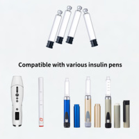 Flacon en verre stérile hermétique anti-fuite de 3 ml avec bouchon en aluminium et bouchon en caoutchouc, flacon rechargeable pour sous-conditionnement de liquides