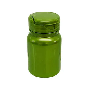 批发80毫升绿色医用药瓶包装带盖宠物胶囊瓶