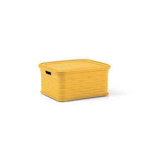 CONTENEDOR LOOP DE POLIPROPILENO OCRA 14.5X16.5 H. 8.5CM 1.3LT - Product Image 1