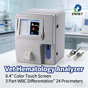 Портативный автоматический гематологический анализатор EUR VET для ветеринарного оборудования, для анализа крови мелких животных - Product Image 1