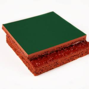 Surface intérieure et extérieure de plancher de sports utilisée par cour de badminton d'unité centrale de silicium - Product Image 4