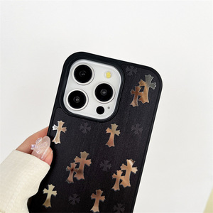 Cover Morbida per <span class=keywords><strong>iPhone</strong></span> 17, Design a Specchio 3D Trendy <span class=keywords><strong>con</strong></span> Croce Cromata, Custodia per <span class=keywords><strong>iPhone</strong></span> 16 15 14 Pro Max Heart <span class=keywords><strong>13</strong></span> Plus - Product Image 3