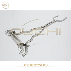 OUCHI Acier inoxydable pour BMW 750i G11 Catback Silencieux de tuyau d'échappement avec valve Pièces de réglage de performance automatique de haute qualité - Product Image 3