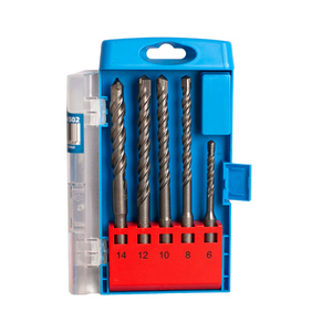 ชุดดอกสว่าน FIXTEC สำหรับเครื่องมือไฟฟ้า ราคาพิเศษ ดอกสว่านอเนกประสงค์ 5 ชิ้น แบบ SDS Plus สำหรับเจาะคอนกรีต รุ่น FSDSDK502 ดอกสว่านเจาะคอนกรีต FS - Product Image 4