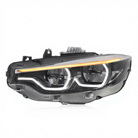 Ensemble de phares LED pour BMW Série 4 F32 2013-2020, mise à niveau haute performance, LED bicolore, Angel Scoop DRL, clignotant, montage direct