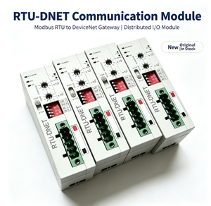 โมดูลสื่อสาร RTU-DNET โมดบัส RTU ไปยังเกตเวย์ DeviceNet รีโมท I/O แบบติดตั้งบนราง DIN แรงดันไฟฟ้า 24VDC - Product Image 1