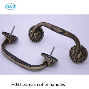 H031 <span class=keywords><strong>Aneta</strong></span> Poignées métalliques pour cercueil, design antique, accessoires pour cercueil - Product Image 3