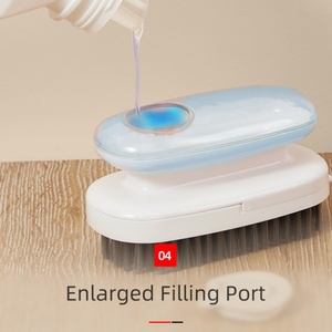 Automatic Liquid Laundry <b>Scrub</b> <b>Brush</b> with Soap Dispenser Multifunction Hydraulic Cleaning <b>Brush</b> Shoe <b>Brush</b> - Product Image 4