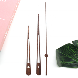 Đồng Hồ Treo Tường Con Trỏ Bằng Gỗ Nguyên Khối Phụ Kiện Thạch Anh Mô-men Xoắn Cao Đồng Hồ Đo Quả Óc Chó Màu Đen Kim - Product Image 5