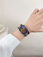 Bracelet de montre en nylon respirant à boucle magnétique Tschick pour Apple Watch, idéal pour le sport, le fitness et le quotidien