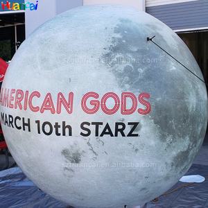 Publicité Lumineux Gonflable Mars Planètes Ballons Grande Boule De Lune Gonflable Géant Lune Gonflable avec Led - Product Image 5