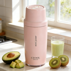 Mini-mixeur domestique pour smoothies et milkshakes, mixeur-presse-agrumes rechargeable USB, machine à jus de fruits portable pour le camping en plein air - Product Image 1