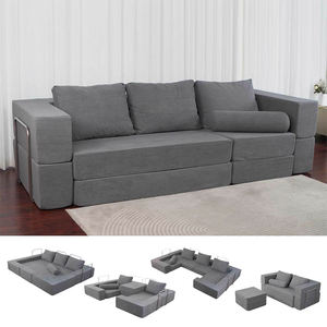 Sofá Cama Modular de Espuma Viscoelástica de Compresión Simple y Moderno al Mejor <span class=keywords><strong>Precio</strong></span> al por Mayor, Sofá para Sala de Estar de Apartamento - Product Image 1