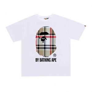 Camiseta de Diseñador de Moda de Alta Calidad al por Mayor, Estilo Nuevo, Camiseta Bapees Estampada Holgada para Hombre, Camiseta Deportiva Informal - Product Image 2