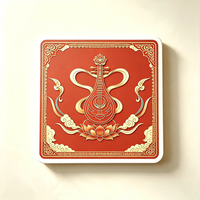 Tapis de Mahjong Chinois Floral Mandala, Motif de Luxe, Pliable, Portable, Anti-bruit, Antidérapant, pour Fêtes de Mahjong aux États-Unis
