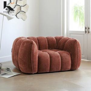 फोशान कारखाने थोक वैक्यूम पैकेजिंग बॉक्स पूर्ण स्पंज सोफा आधुनिक लिविंग रूम बोनलेस संपीड़ित एकल तह सोफा - Product Image 6