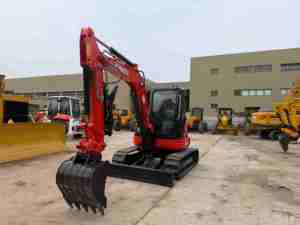 Original Japan Used Kubota U55-4 Mini Hydraulic Excavator, 5.5 Ton Compact <b>Digger</b> in Excellent Working Condition - Product Image 2