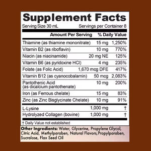 Appetite Booster Weight Gain Syrup Stimulant Multivitamins Folic <b>Acid</b> Supplement for Underweight Adults Healthy Appetite Drink - Product Image 2