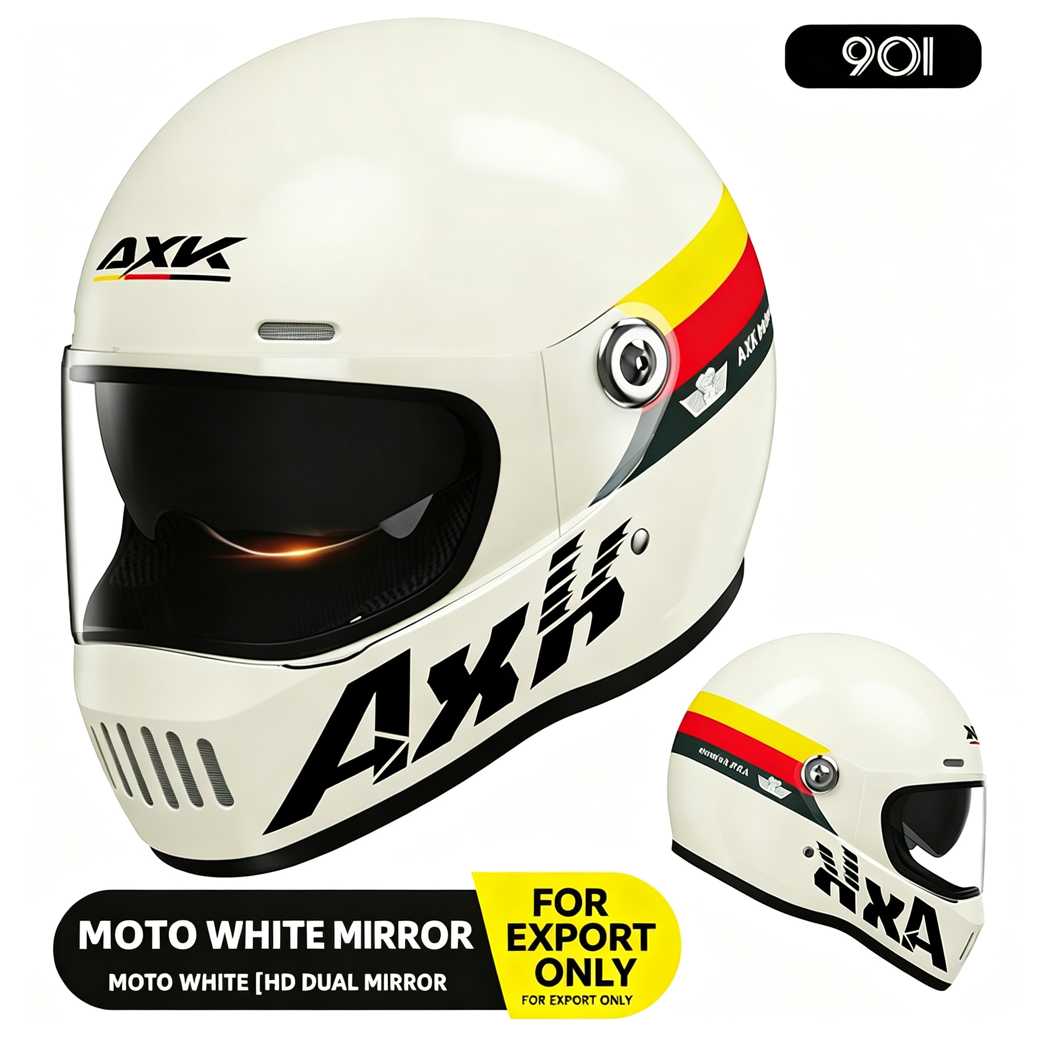 Motor White [Double caméras haute définition]