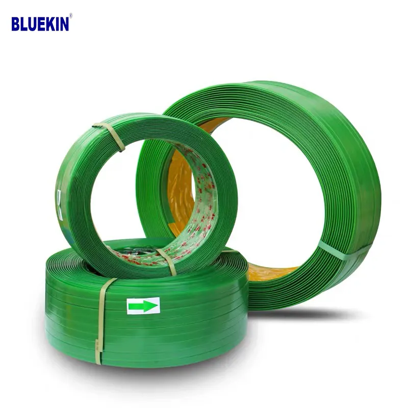 Grüne Farbe geprägtes Kunststoff-Polyester band PET-Umreifung gürtel
