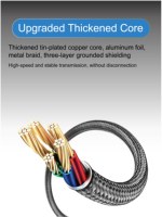Cable de Datos USB-C 3.2 Gen 2 de C a C Macho a Hembra Just Link de 240W 48V 5A para Carga Rápida de Dispositivos con Interfaz Tipo-C