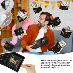 Caja de Regalo Sorpresa de Cumpleaños, Caja de Regalo Explosiva con Diseño Pop-up, Caja de Dinero para Cumpleaños, se puede personalizar según sus necesidades - Product Image 6