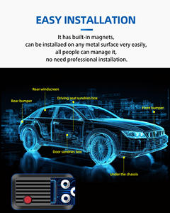 Solo versión 4G, rastreador GPS EC11A de 1000 mAh, fácil de transportar, capacidad de seguimiento en tiempo real, incluye botón SOS e imán. - Product Image 5