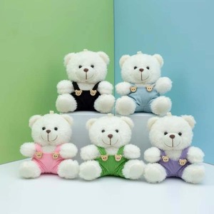 Portachiavi Orsetto di Peluche con Vestiti <span class=keywords><strong>Colorati</strong></span>, Regalo Promozionale, Stampa Logo Personalizzata, Imbottitura in Cotone PP, Accessorio - Product Image 2
