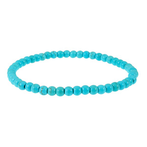 Pulseras de cuentas de piedra Natural azul de 4mm para mujer Reiki cuarzo cristal lapislázuli aguamarina Aventurina Pulsera joyería Pulsera - Product Image 6