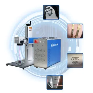 HJZ New Design Fiber Laser Marking Machine 20w Laser Engraving machines for metal