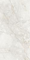 Dalle en porcelaine Statuario White à veissures subtiles 600x1200mm, grand format, pour sol et mur, aspect sans joint, idéale pour villa, appartement, salon