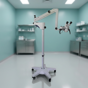 Gynecologist Examines <b>Microscope</b> Gynecological Surgical Operating <b>Microscope</b> With Adjustable Arm And Stand For Surgical Room Use - Product Image 5