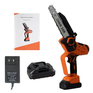 Mini tronçonneuse à batterie lithium de haute qualité, 8 pouces, sans fil, avec batterie et chargeur PKS-066 Comp - Product Image 6