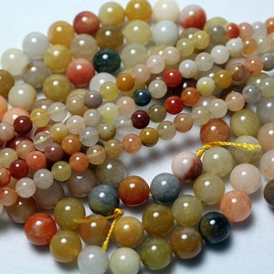 Perline Sciolte in <span class=keywords><strong>Giada</strong></span> Naturale Colorata per Creazione di Gioielli e Design Fai-da-Te - Product Image 3