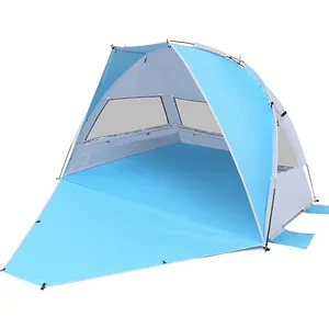 Tente de plage Pop up Portable été abri solaire tente Protection UV pour enfants tente de Camping en plein air avec sac de transport