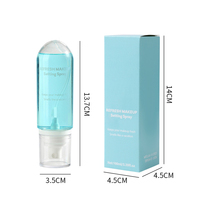 Spray de définition de maquillage imperméable à l'eau de rosée avec logo personnalisé brume de fixation de maquillage minéral anti-transpiration avec logo personnalisé