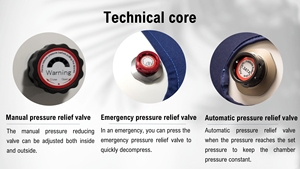 Chambre d'oxygénothérapie hyperbare Macy-Pan, vente en gros, chambre hyperbare souple, 1,4 Ata, Hbot doux, chambre hyperbare pour 2 personnes, type vertical - Product Image 4