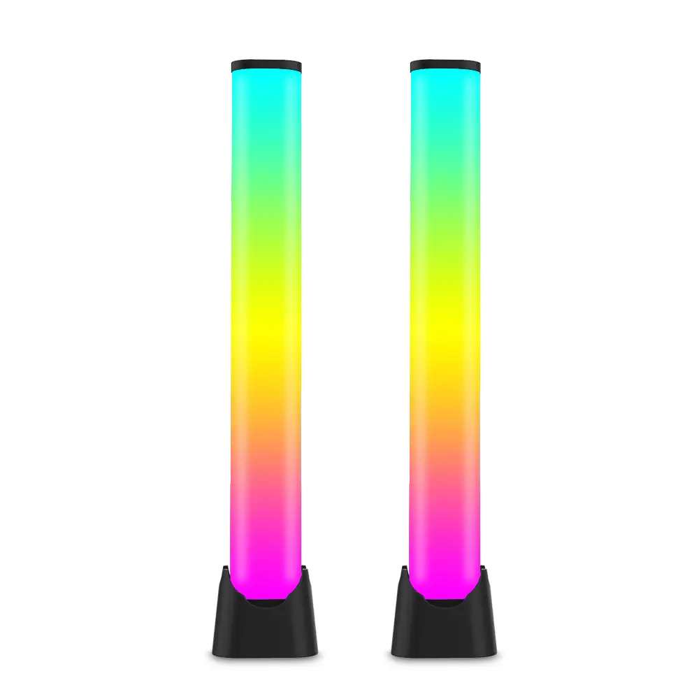 DIY WIFI Glide Wall Light Multicolor Customizable Music Sync Home Decor LED Light Bar for Gaming and Streaming