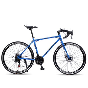 Nouveau design 700C fibre de carbone gravier vélo de course 21 vitesses prix usine Chine fourche en acier 21 vitesses engrenages frein à disque Stock disponible - Product Image 5