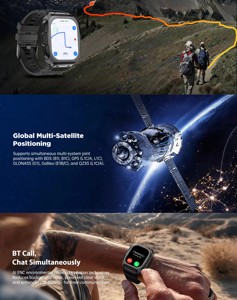 Nouvelle Montre Connectée GPS DM66 Modèle 2026, Écran AMOLED 2,13 Pouces, Carte Hors Ligne, Appel Bluetooth, Batterie 850 mAh, Montre de Sport d'Extérieur pour Hommes - Product Image 5