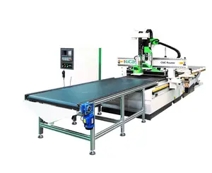 Panel muebles madera tallado automático grabado anidamiento 1325 máquina enrutadora CNC