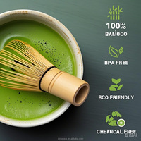 Ensemble de fouets à matcha en bambou de qualité alimentaire SINODOCK de style Japandi, avec design Shin Chasen, vente en gros personnalisée