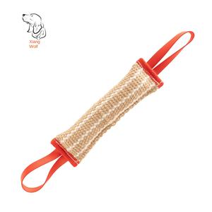 Set Pelatihan Gigitan Anjing dari Jute Profesional, Tahan Lama, dan Kuat, Mainan Tarik Bantal Gigitan dengan 2 Pegangan Lembut dan Kuat untuk Pelatihan Anjing Besar - Product Image 2
