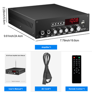 VIRE 300W*2 Amplificateur de Puissance Audio HiFi 5.3 TPA3255 Classe D Stéréo Haute Puissance pour Home Cinéma - Product Image 6