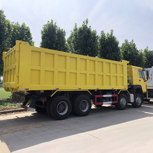 Camion benne basculante HOWO 8x4 400 CV neuf à bas prix, camion diesel de taille moyenne Euro 2, direction à gauche, moteur Weichai, système de levage - Product Image 4