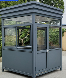 Box di Guardia Mobile in Acciaio Inossidabile su Misura, Cabina per Controllo Pedaggi, Facile da Montare, Box di Sicurezza Commerciale - Product Image 6
