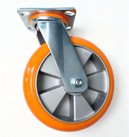 Roues à roulettes industrielles robustes en polyuréthane avec noyau en aluminium, vente en gros, directement de l'usine