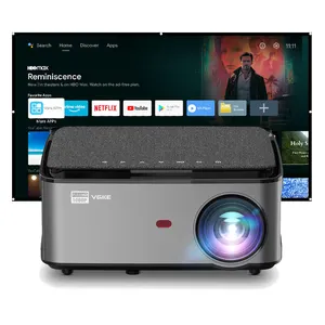 Proyector Móvil Dlp Wifi Pequeño Bolsillo Led 4K 3D 9000 Lúmenes Smart Android Proyector Portátil