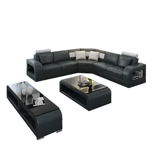 Muebles de hogar de uso General y sofá de la sala de uso específico de sofá de cuero para muebles